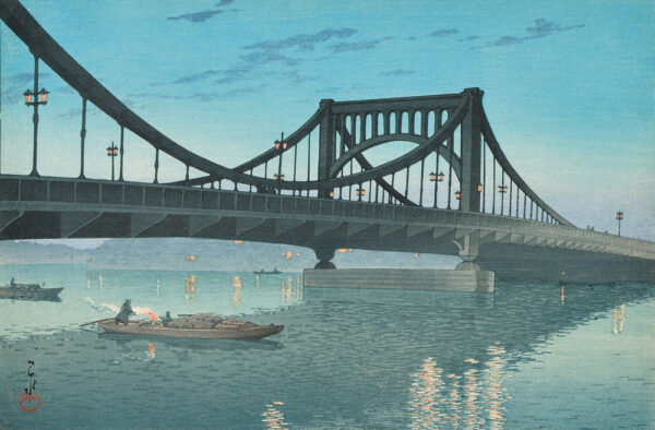 川瀬巴水《清洲橋》1931年 渡邊木版美術画舗蔵